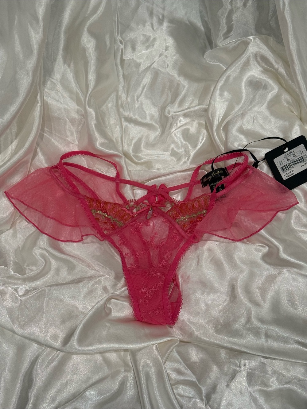 Honey Birdette Meika Brief - Candy Pink XS